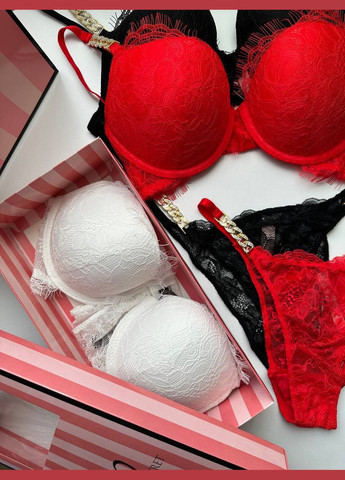 Красный комплект нижнего белья Domino