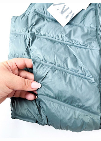 Демисезонный жилет 122 см зеленый артикул Л1013 Zara (300531945)