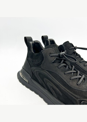 Черные демисезонные кроссовки (р) нубук 0-2-2-am-1078r-11-1m Danler