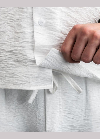 Чоловіча льняна сорочка пляжна, натуральні матеріали, короткий рукав, стиль та комфорт Intruder (347146060)