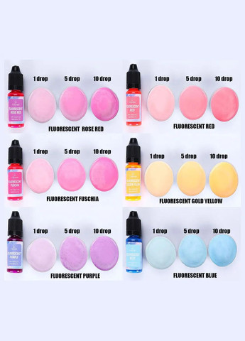 Жидкие красители для мыла и свечей, 24 насыщенных оттенка, масляные пигменты No Brand (369802893)