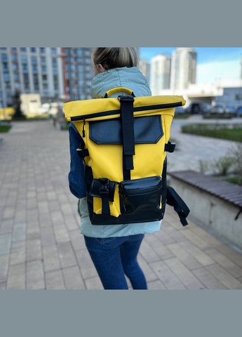 Вместительный желтый рюкзак универсальный мужской женский для города и путешествий Travel 3.0 No Brand (290253829)