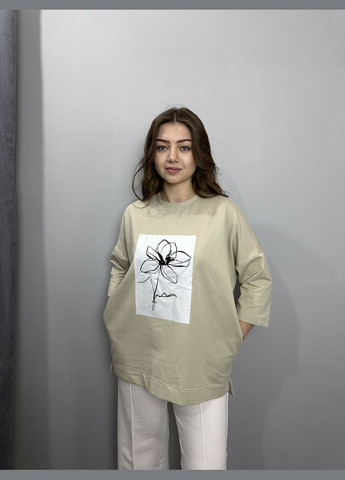 Жіночий брючний з принтом MKAS2-1 Modna KAZKA (336932057)