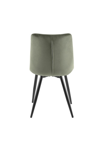 Cтілець SHELL чорний каркас/оливковий Intarsio (365461300)