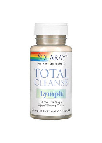 Комплекс для Очистки Лимфы Total Cleanse Lymph – 60 вег.капсул Solaray (293516639)