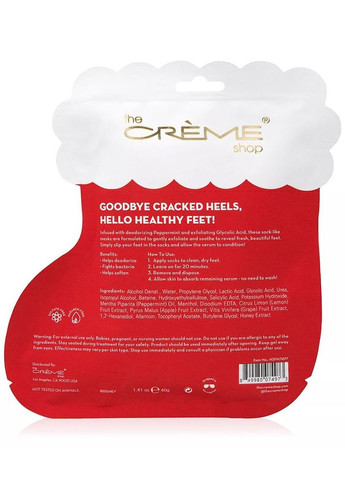 Освежающая и эксфолирующая маска для ног Disney Refreshing & Exfoliating Foot Mask 3 шт. по 40 г The Creme Shop (346241826)