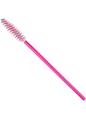 Щеточка для ресниц и бровей, темно-розовая с розовой ручкой 50шт (1269954-30476477) Clavier (368639456)