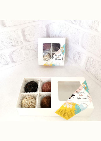 Полезние конфеты без сахара ассорти на 4 шт, 70 г Десналенд (314711337)