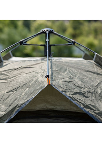 Намет автоматичний тримісний 2*2 (м) кемпінговий туристичний LU-0016GR Хакі (A-034349) LUGI (341534917)
