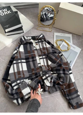 Сорочка тепла в клітинку No Brand (376134876)