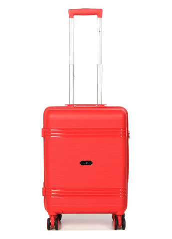 Чемодан маленький S полипропилен 21204 57×41×22см 36л Красный Snowball (297643731)