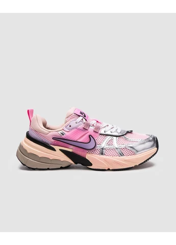 Рожеві Осінні кросівки чоловічі nike v2k runtekk pink / silver найк в2к рантекк No Brand