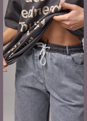 Женский костюм-двойка с футболкой и джоггерами Liton (296909108)