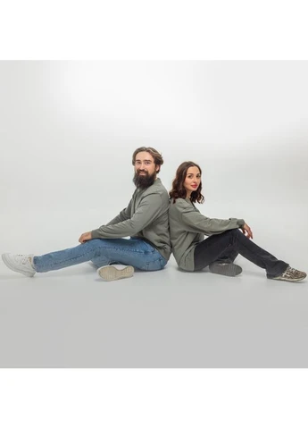 Темно-сірий світшот чоловічий xxl теракот Badger (354697546)