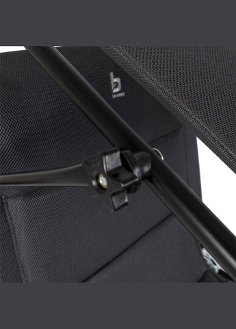 Кровать раскладная Sun Lounger With Sunscreen 5 Positions Grey (1304492) Bo-Camp (339596871)