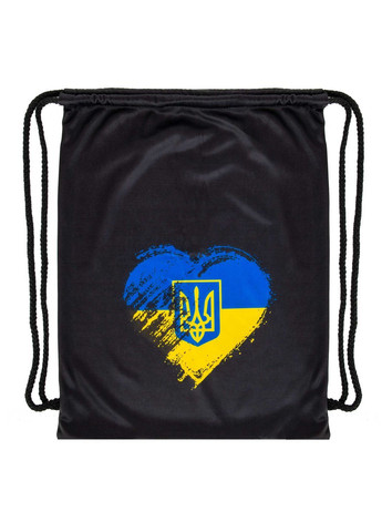 Рюкзак-мішок GA-5976 I LOVE UKRAINE 46х37см чорний SP-Sport (373037948)