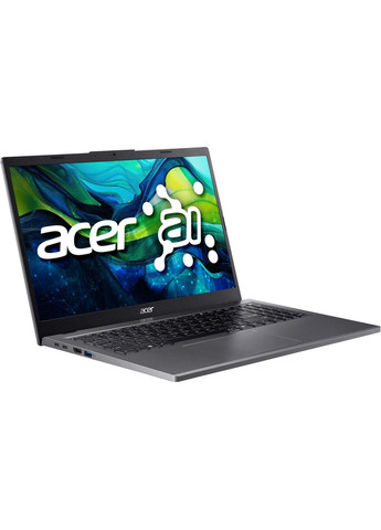 Ноутбук Aspire 15 A15-61M 15.6" FHD IPS, AMD R5-8640HS, 16GB, F512GB, UMA, Lin, сірий Acer (360396715)