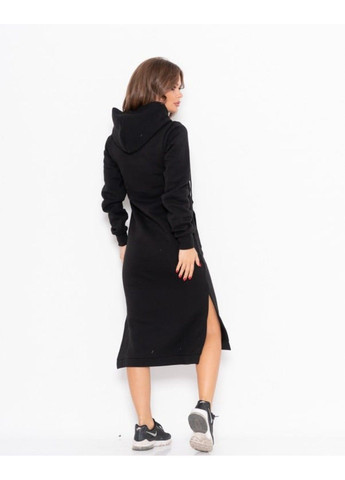 Черное повседневный платья 11104 черный ISSA PLUS