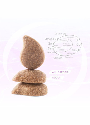 Beauty Harmony Mild Calming Effect Сухой корм с морепродуктами для собак всех пород на вес, 500 г Optimeal (302245562)