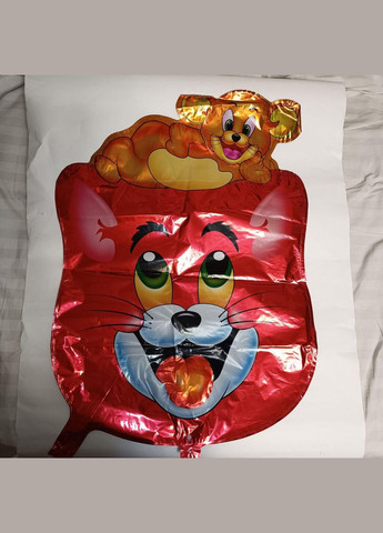 Шарик праздничный Том и Джерри Красный 60 см No Brand (342065398)