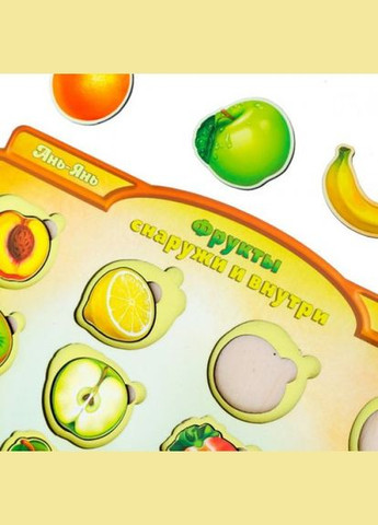 Сортер-вкладыш "Фрукты в разрезе" Ань-Янь (318020375)