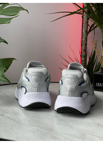 Белые демисезонные кроссовки мужские аdidas ozmillen white silver black if4015 адидас No Brand