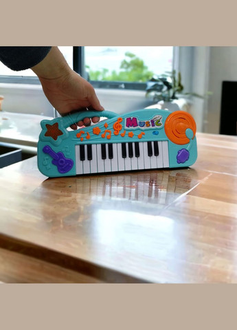 Детское пианино "Electronic Organ" (голубой) MIC (292707046)