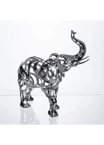 Декоративная фигурка Elephant 25х10х25 см металлическая HP-7-10 Yiwu (392266091)