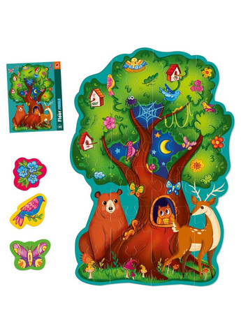 Пазл напольный Лесные зверьки () Roter Kafer RK7010-04 (352540117)