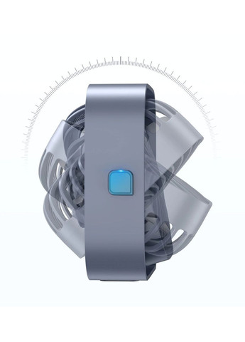 Вентилятор портативний USB 3 швидкості з регулюванням на 360° White No Brand (365721664)