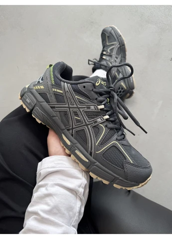 Серые летние кроссовки asics gel-kahana 8 gtx grey/green асикс гель кахано 8 No Brand