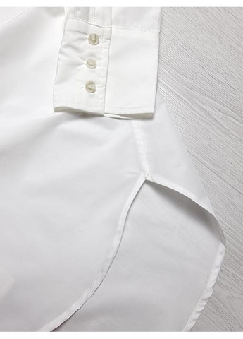 Белое платье рубашка H&M однотонное