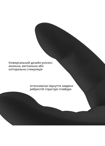 Двойной фаллоимитатор RYDE black, гибкие стволы, присоска Fun Factory (332769495)