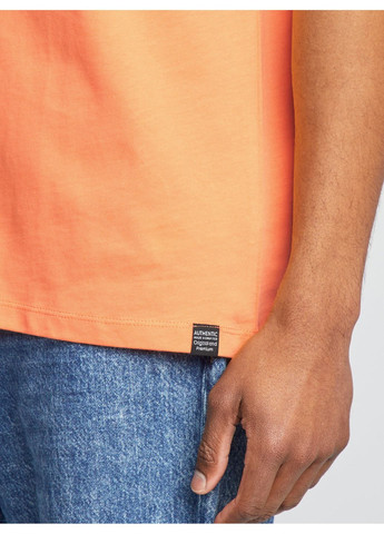 Помаранчева футболка basic,яскраво-помаранчевий, Kiabi