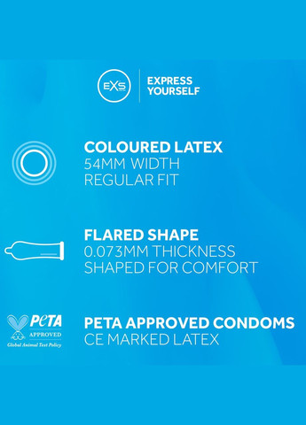 Презервативи чорні "Black Latex" №12 EXS (307151744)