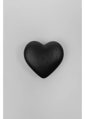 Меблева ручка з дуба Heart black 60 мм No Brand (389082405)