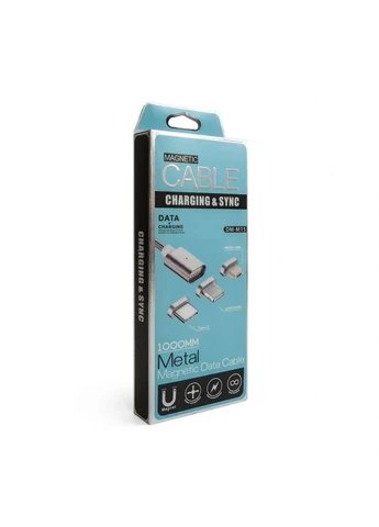 Кабель USB Lightning Magnetic 1 м тканинний 2А No Brand (400878912)