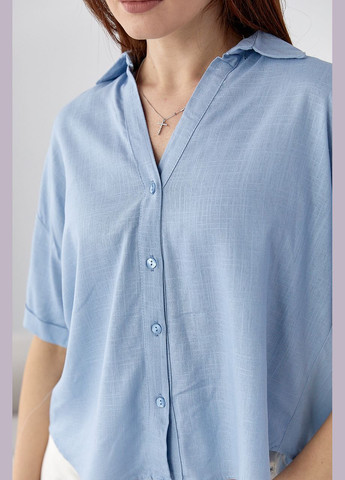 Синяя классическая рубашка Lurex