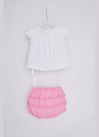 Розовый летний комплект(футболка+шорты) Marasil