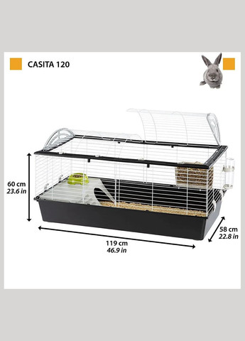 Большая клетка для кроликов и морских свинок Casita 120 (Ферпласт Касита 120) Ferplast (297511198)