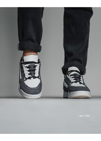 Серые демисезонные кроссовки-кеды мужские city pulse grey No Brand