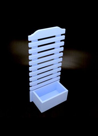 Полиця настінна для квітів з дерева Сальвадор ірис (ЦВС-000652) No Brand (328226460)