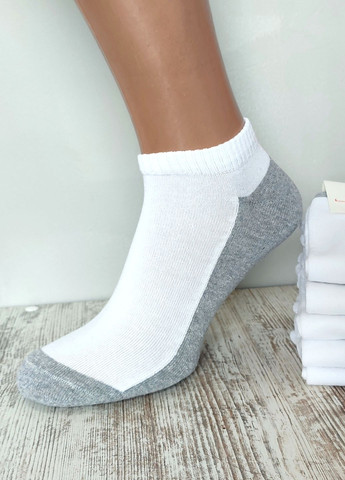 Комбіновані шкарпетки укорочені з сірою стопою 6 пар упаковка житомир (126) р.40-44 XTeam (331290943)