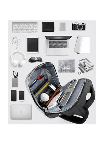 Рюкзак 15.6" Black Grey Tigernu D-83351 (340279791)