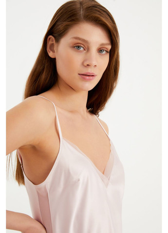 Майка атласная Алиса, цвет пудровый, размер 36 Kom - (371923385)