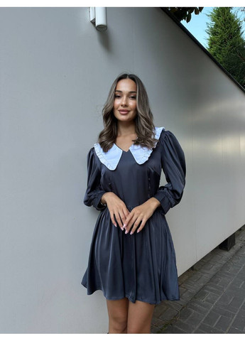 Графітова повсякденний жіноча сукня з шовку армані Україна