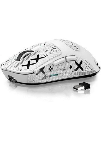 Бездротова мишка X3 White | Сенсор PAW3395 | 65 годин акум ATTACK SHARK (345627084)