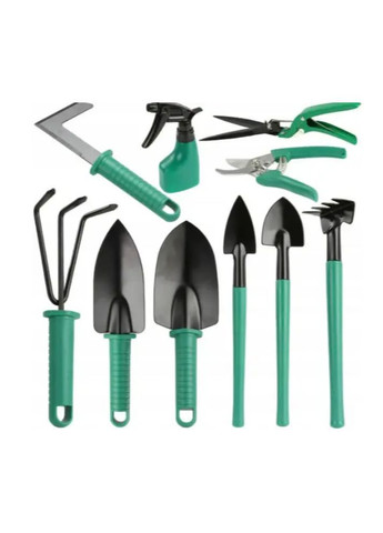 Набір садових інструментів 10 в 1 з валізою No Brand - (361971275)