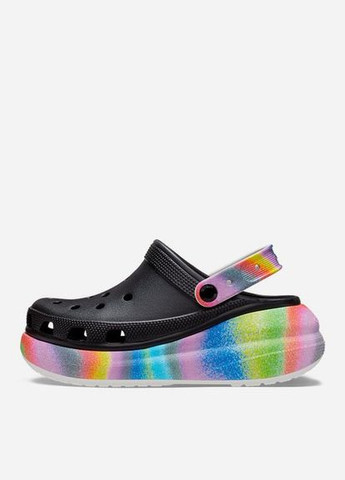 Оранжевые classic crush spray multi w7 Crocs