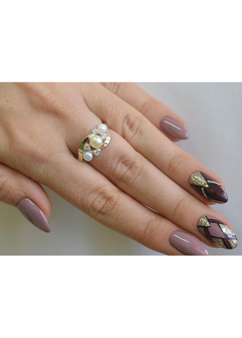 Срібна каблучка з жемчугом Silver Style (367268423)